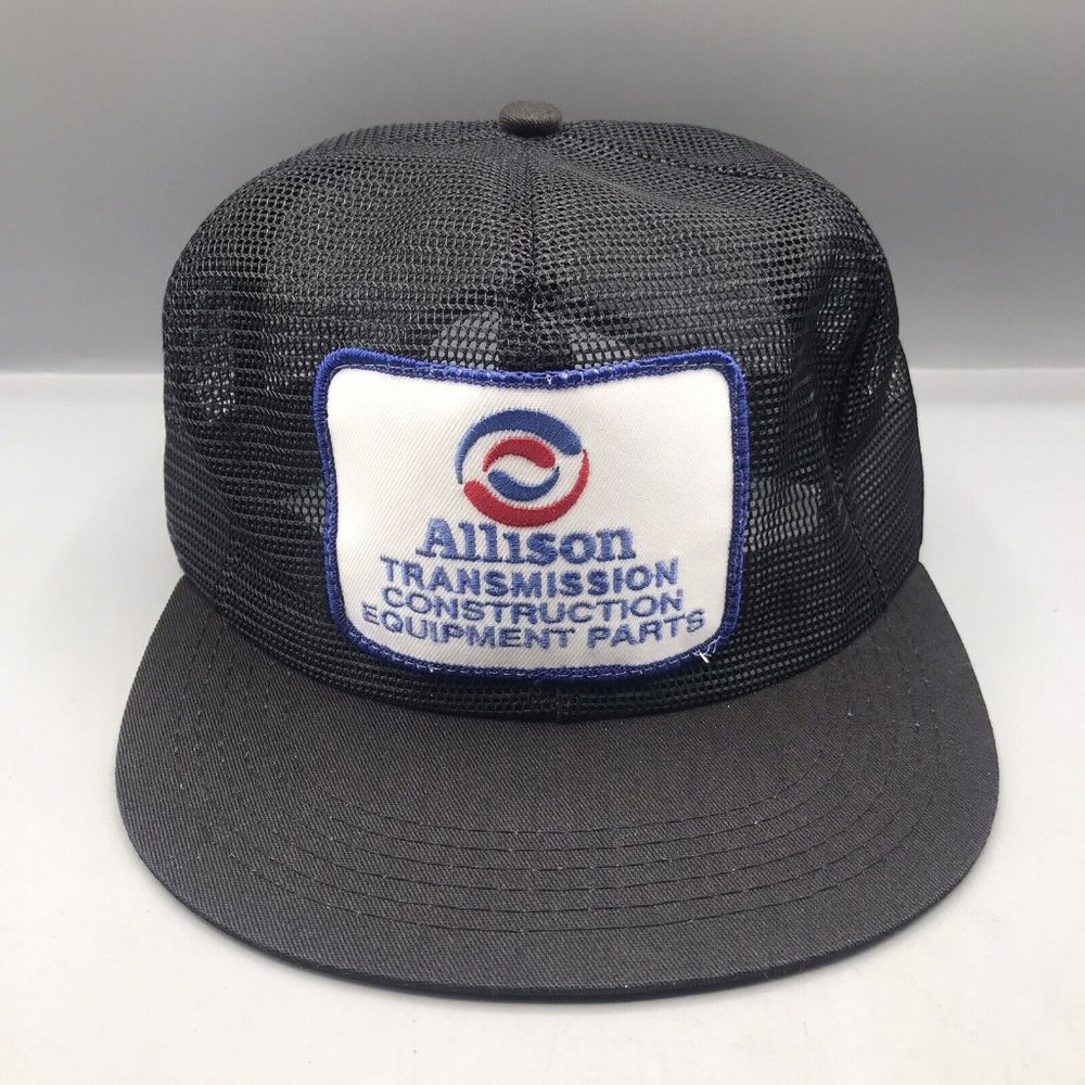 Vintage Allison Transmission Mesh Trucker Hat Cap K-Products Adjustable EUC